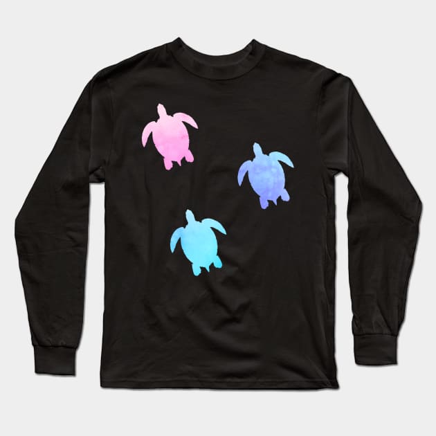 3 Turtles Long Sleeve T-Shirt by lolosenese